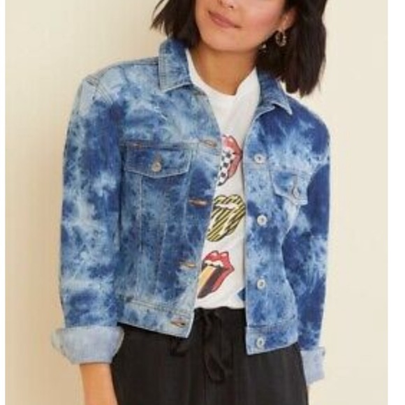 Tie-Dye Denim Jacket - Picture 3 of 7